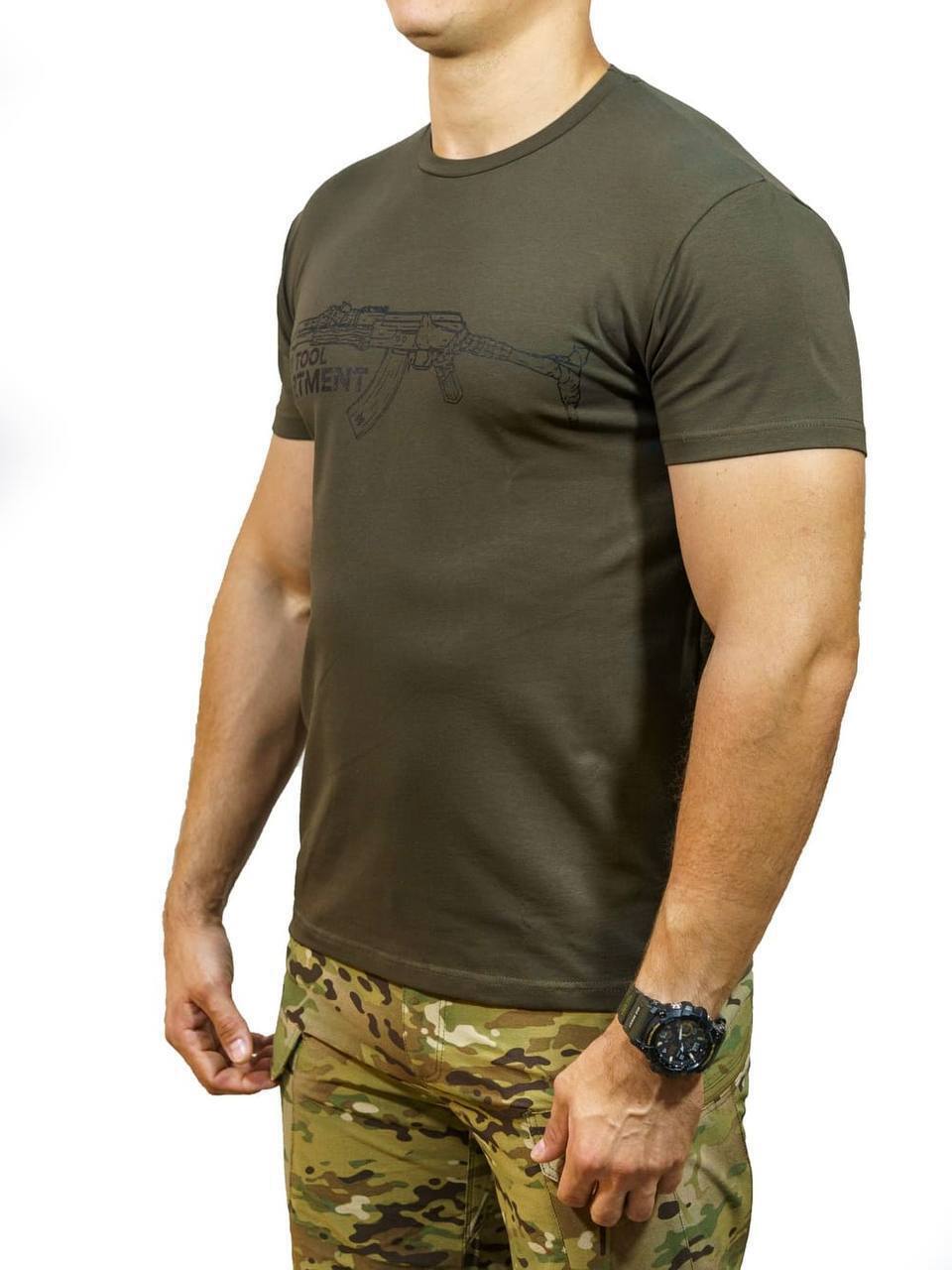 Футболка Milgear, STD, олива (S) купить