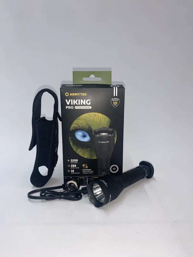 Фонарь Armytek Viking Pro Magnet USB Белый купить