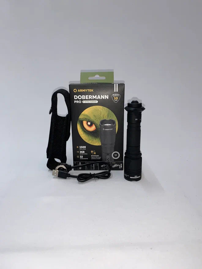 Фонарь Armytek Dobermann Pro Magnet USB Теплый купить