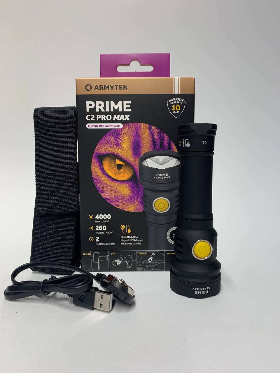Фонарь Armytek Prime C2 PRO MAX Теплый купить